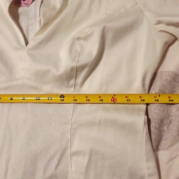 NWT Pinup Couture Deep V Neck Blouse - Picture 7 of 9